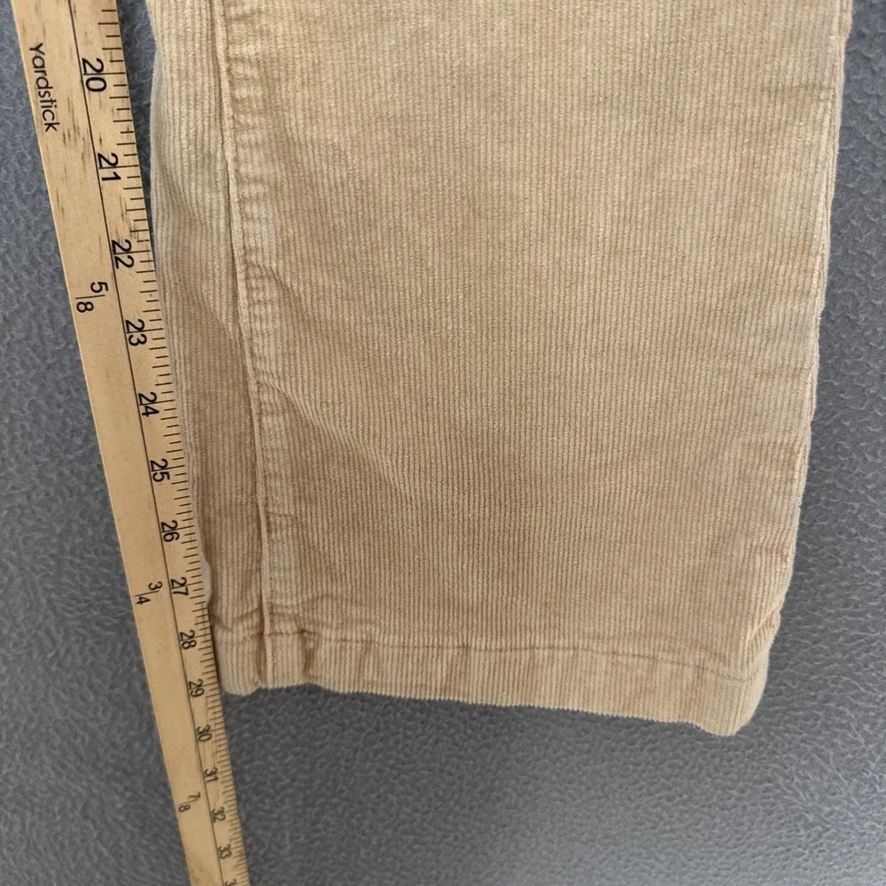 American Eagle High Rise Kick Boot Corduroy Pants Womens Sz 8 Stretch Minimalist